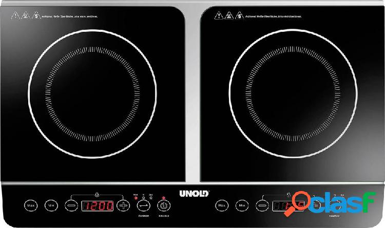 Unold Doppel Elegance 58175 Doppia piastra a induzione con