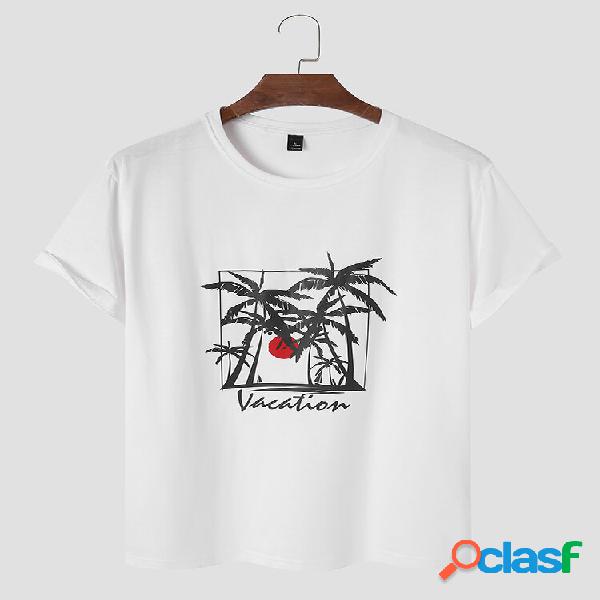 Uomo Scenario di mare Graphic Hawaii Style Soft T-shirt