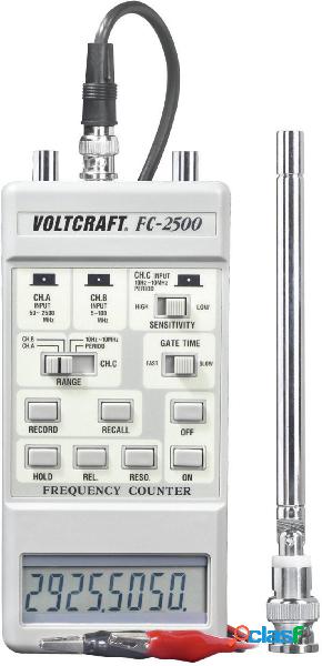 VOLTCRAFT FC-2500 Frequenzimetro 10 Hz - 2.5 GHz