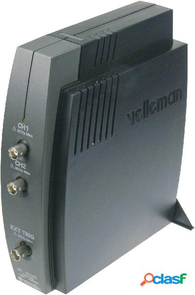 Velleman PCSU1000 Oscilloscopio USB 60 MHz 2 canali 50 MSa/s