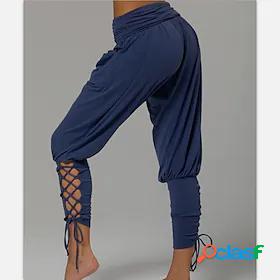 Womens Casual / Sporty Harlem Pants Pocket woven Harem
