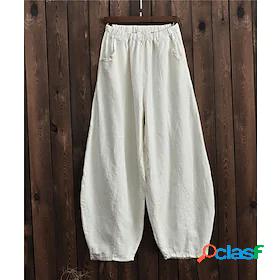 Womens Casual Streetwear Pocket Pants Chinos Slacks