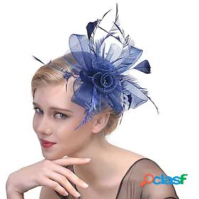 Womens Hair Clip Party Party Headwear Solid Color / White /