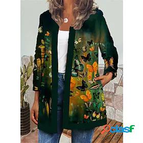 Womens Jacket Autumn / Fall Winter Daily Holiday Regular