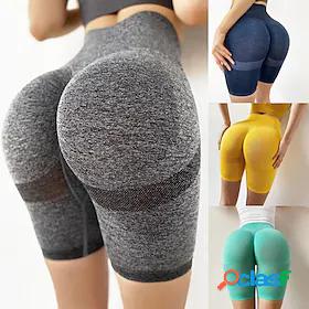 Womens Running Shorts Yoga Shorts High Waist Shorts Bottoms