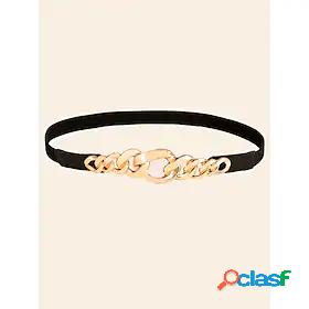 Womens Skinny Belt Black Party Dailywear Holiday Date Belt