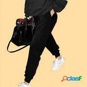 Womens Streetwear Chino Pocket Elastic Drawstring Design