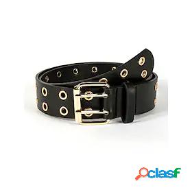 Womens Waist Belt Black Party Street Dailywear Holiday Belt