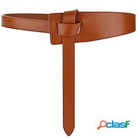 Womens Wide Belt Black White Party Street Dailywear Daily