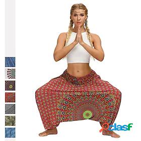 Womens Yoga Pants Bloomers Bottoms Harem Bohemian Quick Dry
