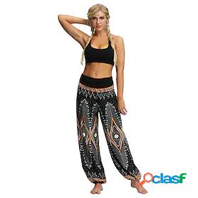 Womens Yoga Pants Bloomers Harem Bohemian Breathable Quick