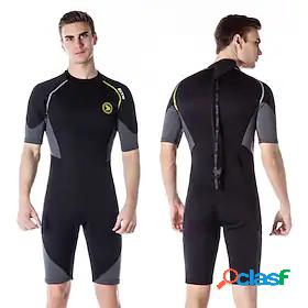 ZCCO Mens 1.5mm Shorty Wetsuit Diving Suit SCR Neoprene High