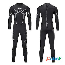 ZCCO Mens 3mm Full Wetsuit Diving Suit SCR Neoprene High