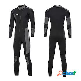 ZCCO Mens 5mm Full Wetsuit Diving Suit SCR Neoprene High