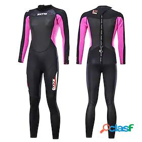 ZCCO Womens 3mm Full Wetsuit Diving Suit SCR Neoprene High