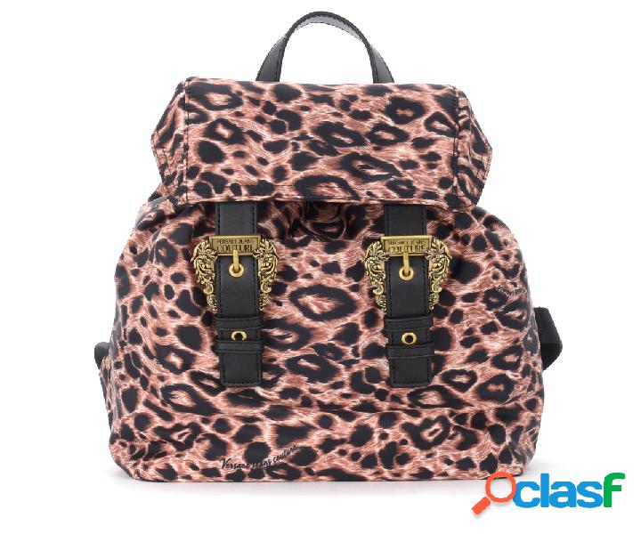 Zaino Versace Jeans Couture con stampa leopardata