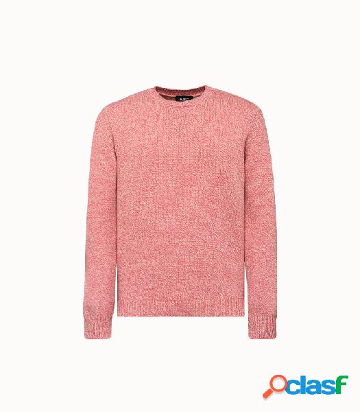 a.p.c. maglia in lana rosa