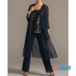 completo pantalone Abito da cerimonia per signora Taglia