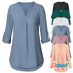 donne serafino da trekking / camicie button down manica