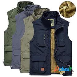 gilet in pile da escursione / gilet gilet da pesca gilet da