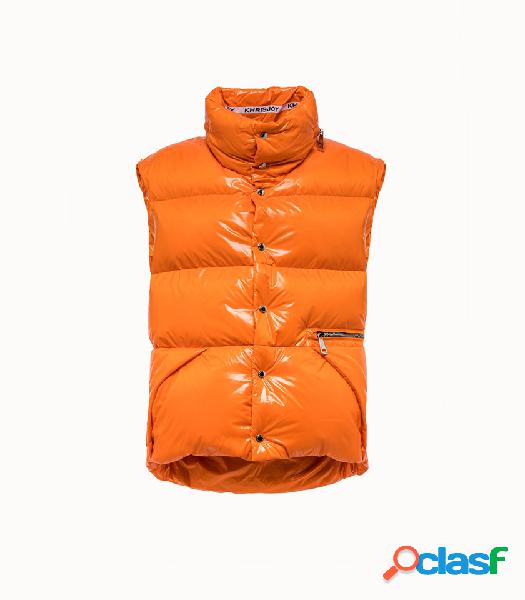 gilet khrisjoy puff oversize arancione