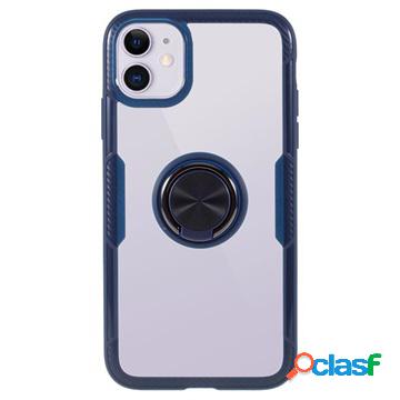 iPhone 11 Hybrid Case with Ring Holder - Blue