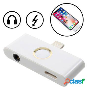 iPhone X Lightning & 3.5mm Adattatore audio con pulsante