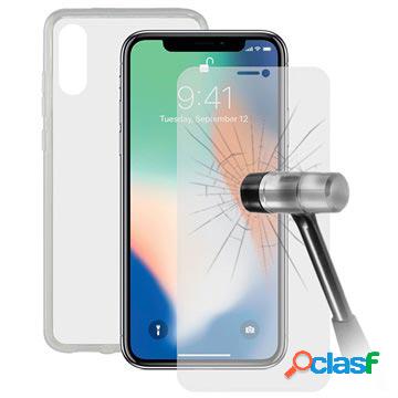 iPhone XS Max Ksix Total Protection Pack - Transparent