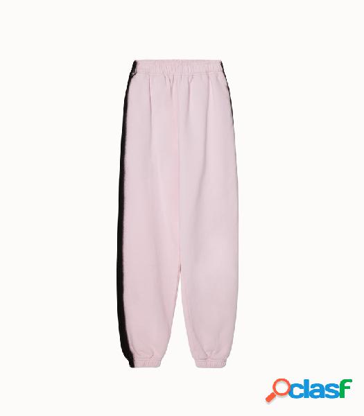 marni pantalone in cotone rosa