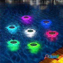piscina galleggiante luce solare luci esterne telecomando rf