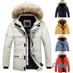 piumino invernale da uomo piumino caldo piumino cappotto con