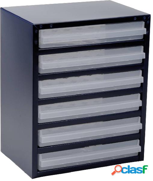 raaco 250/6-3 Cassettiera porta minuteria (L x A x P) 357 x