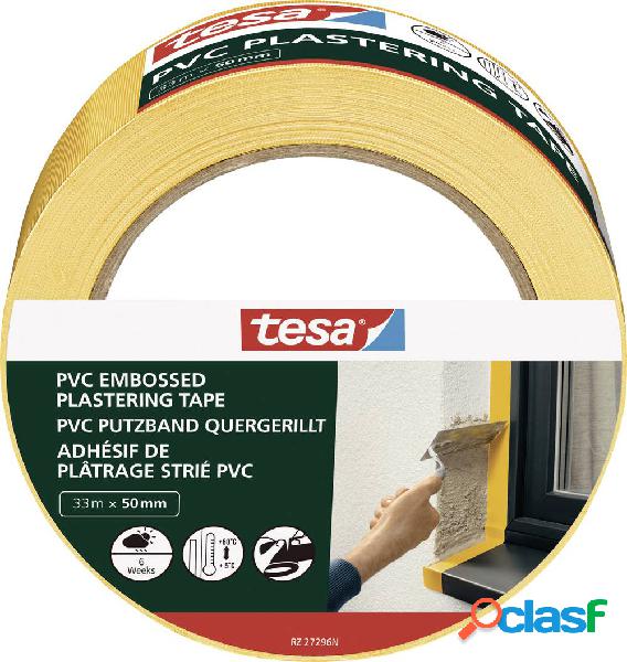 tesa PVC Putzband 55486-00000-00 Nastro goffrato Giallo (L x