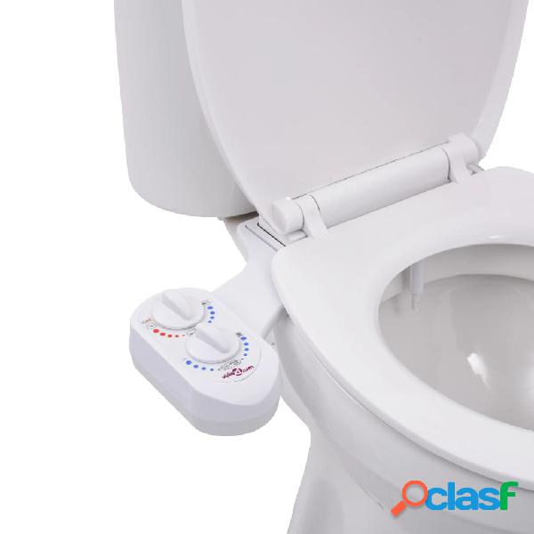 vidaXL Bidet Accessorio per WC Acqua Calda e Fredda a Ugello