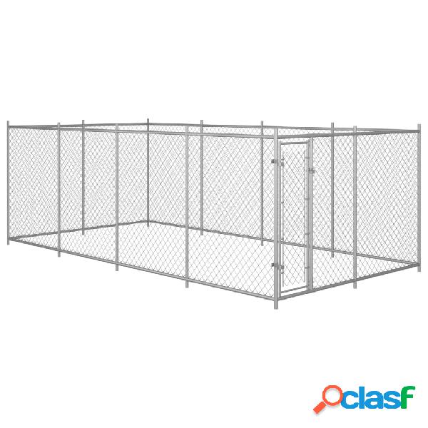 vidaXL Canile da Esterno 8x4x2 m