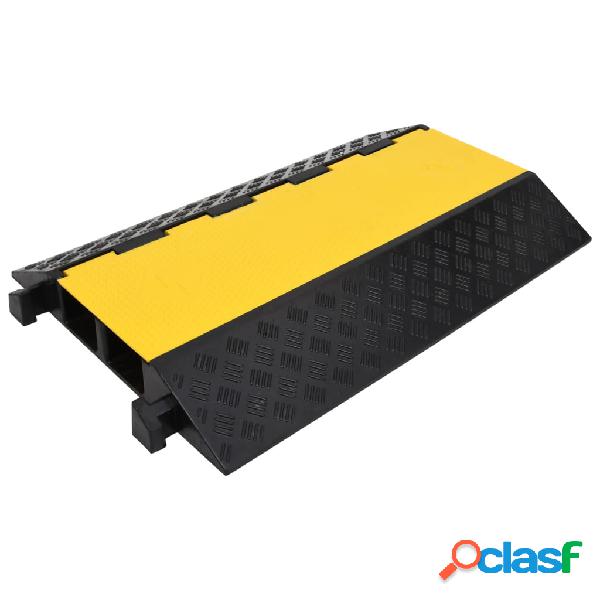 vidaXL Dosso Passacavi con 5 Canali 90 cm in Gomma