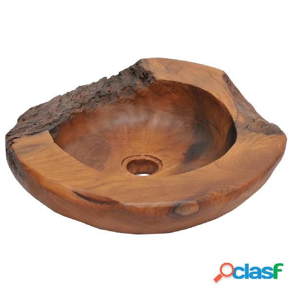 vidaXL Lavabo in Legno di Teak 45 cm