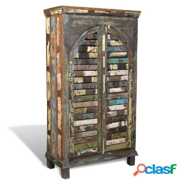 vidaXL Libreria Multicolore in Legno Riciclato con 3