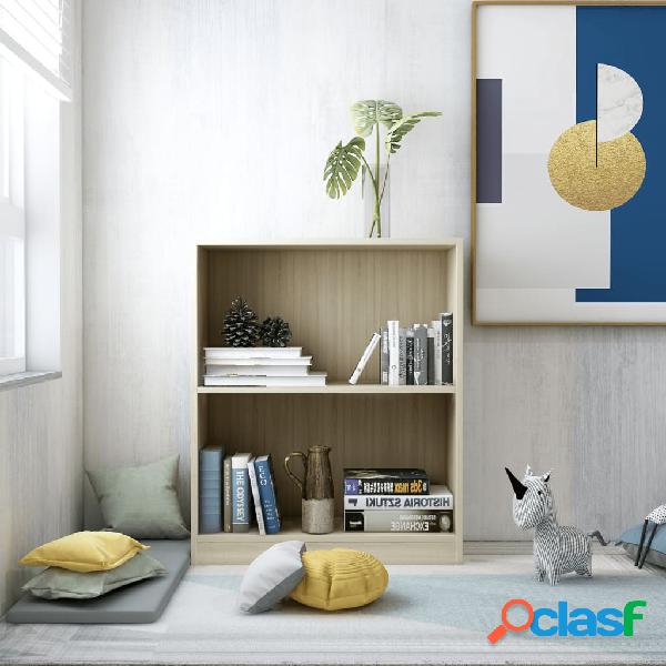 vidaXL Libreria Rovere Sonoma 60x24x74,5 cm in Truciolato