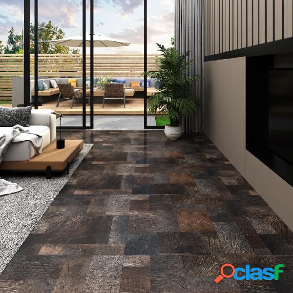 vidaXL Listoni Pavimento PVC Autoadesivi 5,11m² Venature