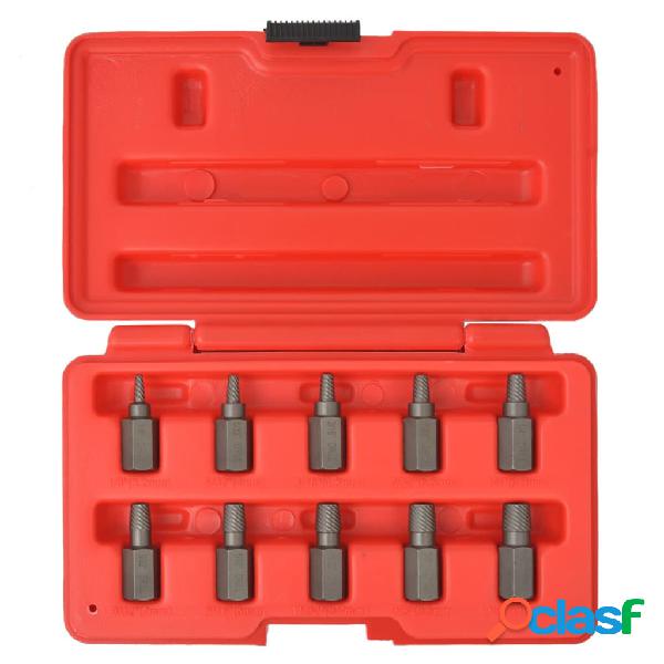 vidaXL Set Estrattori di Viti 10 pz in Acciaio