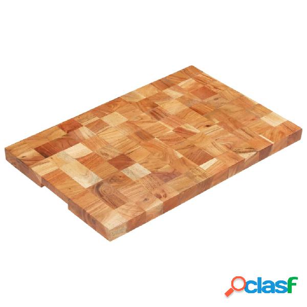 vidaXL Tagliere 60x40x3,8 cm in Legno Massello di Acacia