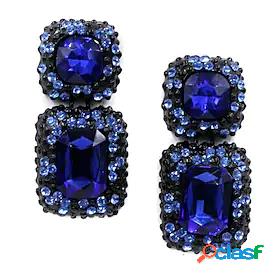 1 Pair Drop Earrings Dangle Earrings For Sapphire Cubic
