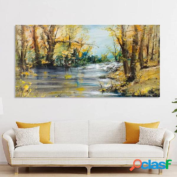 1 Pz Senza Cornice Tela Paesaggio Naturale Olio Pittura Home