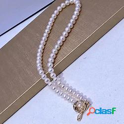 1 pc collana lunga Collana di perle For Per donna Perle