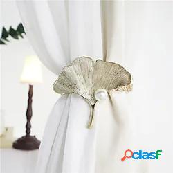 1 pezzo di lusso in metallo ginkgo biloba fibbia per