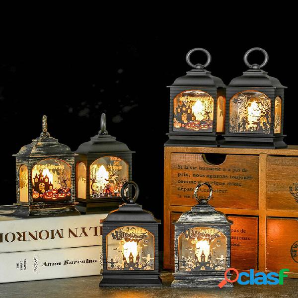 1 pz Halloween LED Lanterna Zucca Luce Notturna