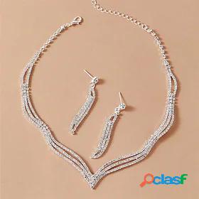 1 set Jewelry Set Bridal Jewelry Sets Women's Wedding Party