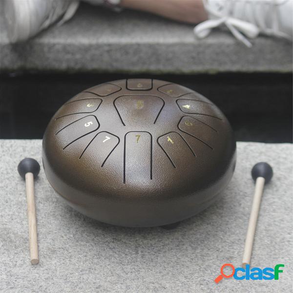 10 Drum Tongue acciaio 11 note Handpan Drum Tankdrum