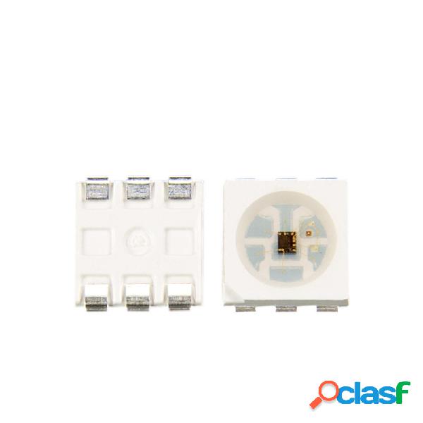 10 PZ DC5V APA107 IC 5050 SMD RGB incorporato 0,2 W 60 mA